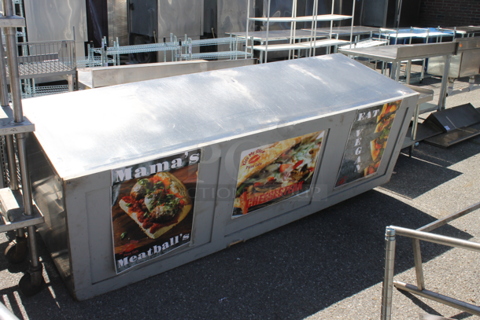 Stainless Steel Commercial Counter.