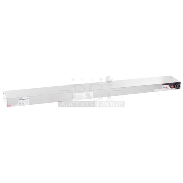 5 BRAND NEW SCRATCH AND DENT! APW Wyott FD-54H-I 54" High Wattage Calrod Strip Food Warmer with Infinite Controls. 120 Volts, 1 Phase. 5 Times Your Bid! - Image 1 of 5