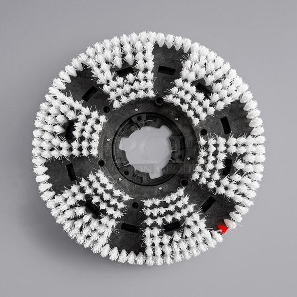 BRAND NEW SCRATCH AND DENT! Lavex 978LAVP17CB Black & White Nylon Carpet Scrubbing Brush for 17" Rotary Floor Machines - Image 1 of 5