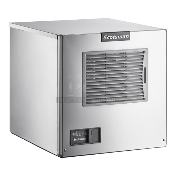 BRAND NEW SCRATCH AND DENT! 2023 Scotsman MC0322MA-1A Prodigy Elite Series Stainless Steel Commercial Medium Cube Ice Machine - 356 lb. 115 Volts, 1 Phase. 