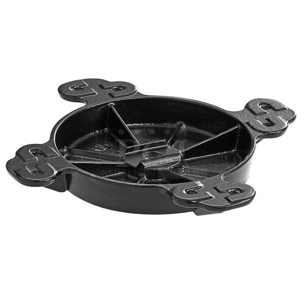 3 Boxes of 4 BRAND NEW SCRATCH AND DENT! Lancaster Table & Seating 164TS1000 10" Cast Iron Table Base Spider. 3 Times Your Bid! May Be Missing Pieces. - Image 1 of 3