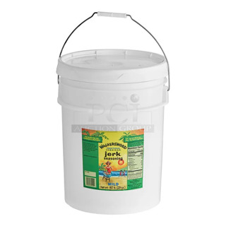 BRAND NEW SCRATCH AND DENT! Walkerswood 125WWM50 Traditional Jamaican Jerk Seasoning Bucket. 