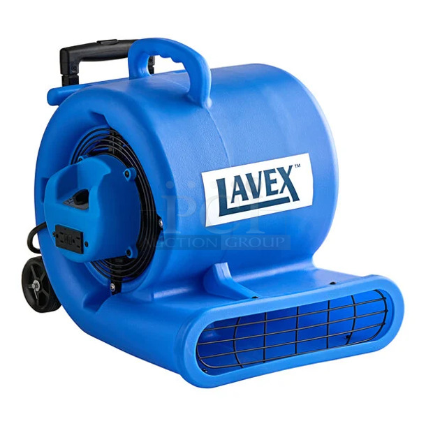 2 BRAND NEW SCRATCH AND DENT! 2024 Lavex 761AMLV50W 3-Speed Compact Air Mover with Telescoping Handle and Wheels. 115 Volts, 1 Phase. 2 Times Your Bid! Tested and Working! - Image 1 of 9