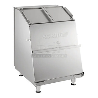 BRAND NEW SCRATCH AND DENT! 2024 ServIt 423TCW46 Stainless Steel Commercial 46 Gallon First-In First-Out Chip Warmer / Merchandiser. 120 Volts, 1 Phase. Tested and Working!