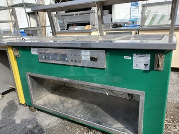 Colorpoint 4 Bay Steam Table|208 Volt|On Casters! - Image 2 of 7