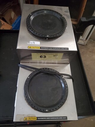 Bunn Stainless Steel Low Profile Step Up Decanter Warmer - Dual Burner 