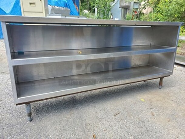 Stainless steel shelf with legs/Storage.