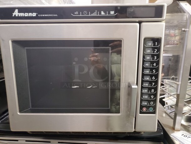 AMANA Commercial Microwave 
Very Nice Condition  - Image 2 of 7