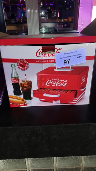 Nostalgia Coca Cola Hot Dog Steamer

Not tested 

(Location 2)