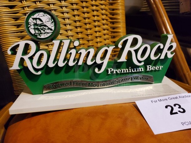 "Rolling Rock" sign - Image 2 of 3