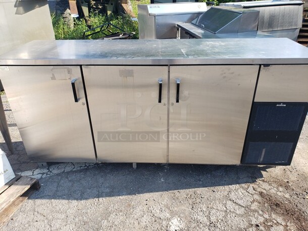 Perlick 3 Door Bar Back Cooler! - Image 1 of 7