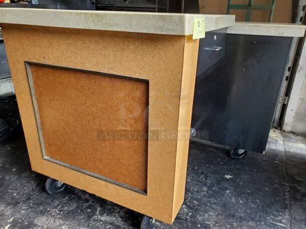 Work Counter W/ a drawer on casters! - Image 2 of 5