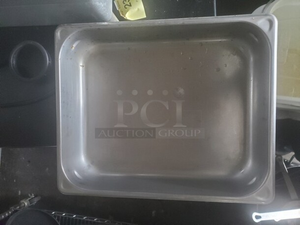 Stainless Steel Pan 13"x10" 4XBID - Image 1 of 3