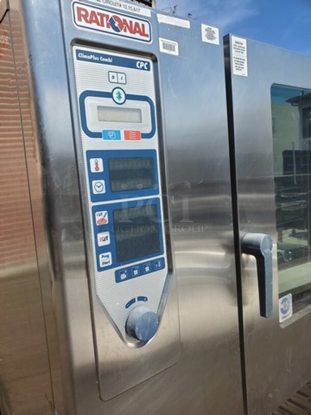 Rational Combi Steamer Electric CPC 102/04 440-480V Stand included! - Image 4 of 8