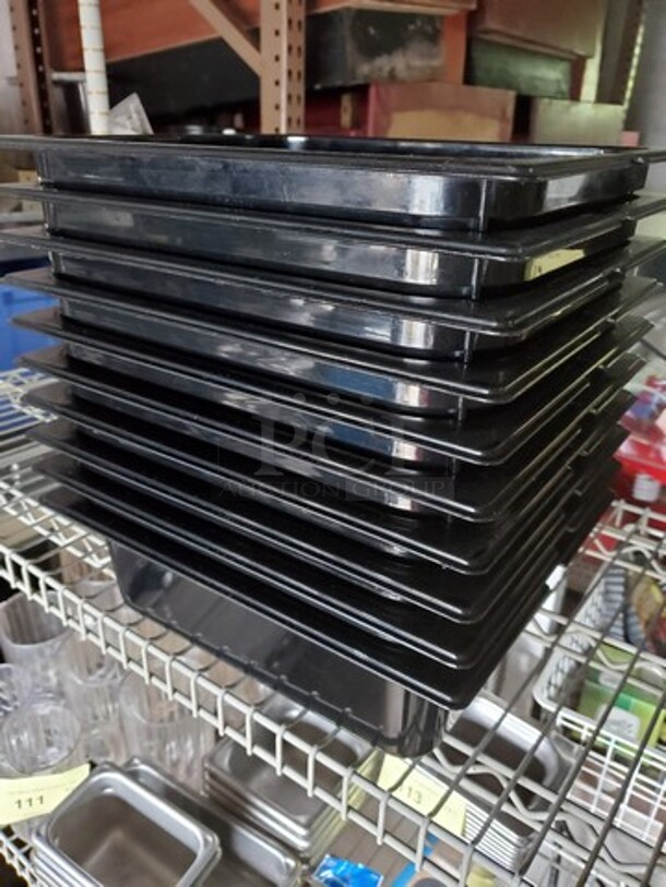 4L Black|Plastic Food Pan BIDX10 - Image 2 of 3