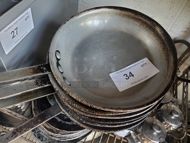 ALL ONE MONEY Lot of 6 Fry pan! - Image 1 of 2