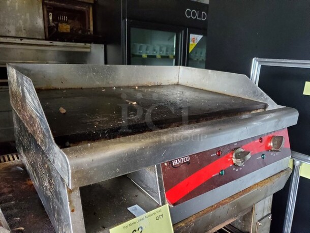 AVANTCO Electric Countertop Griddle 29X19X10 Working!  - Image 5 of 5
