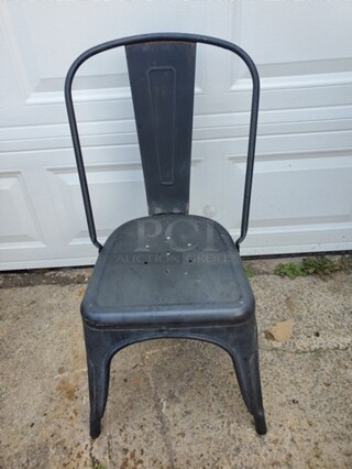 Commercial Metal Indoor-Outdoor Stackable Chair BIDX6