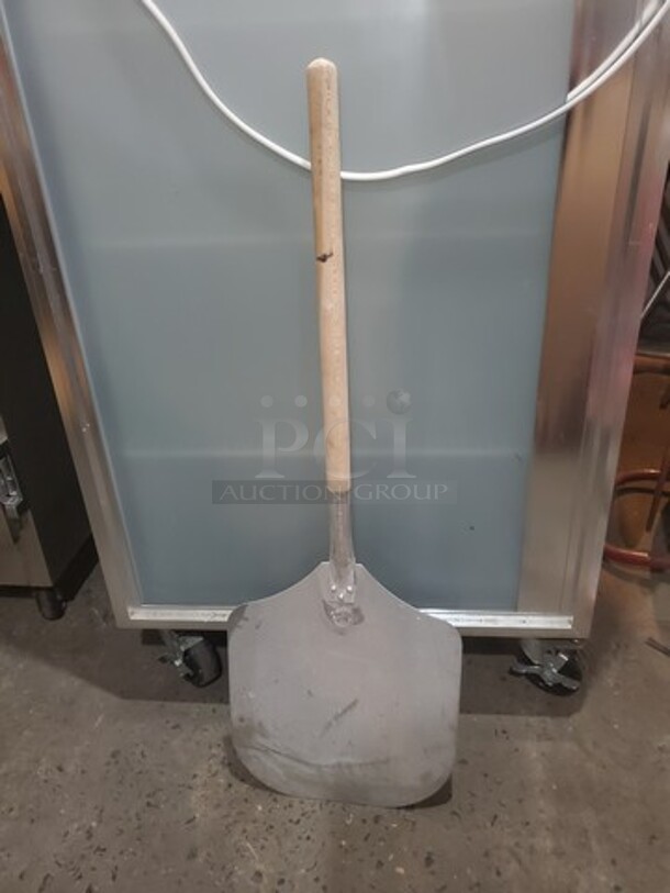12" x 14" Pizza Peel with 22" Wooden Handle! - Image 1 of 3