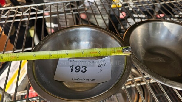 Lot of 3 Miscellaneous Stainless Steel Mixing Bowls - Image 2 of 3
