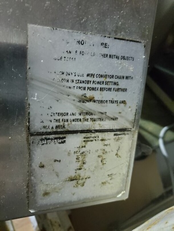 Toastmaster Conveyor Toaster - Image 5 of 5