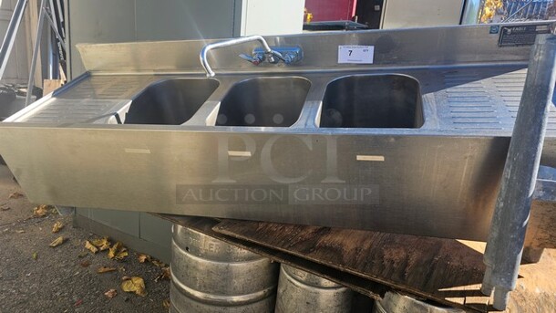 Eagle 3 Compartment Sink - Image 5 of 5