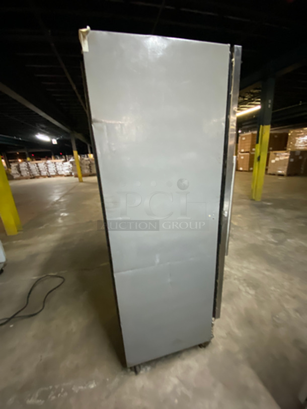 Electrolux Commercial Single Door Freezer! With Poly Coated Racks! All Stainless Steel! On Casters! Model: KCBM180FQYA SN: WB72657355 115V 60HZ - Image 4 of 9