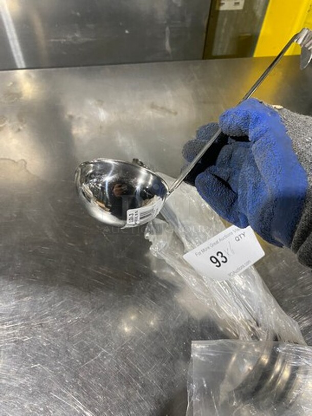 NEW! Winco 3 OZ Ladles! With Hook! Stainless Steel! 6x Your Bid! - Image 4 of 5