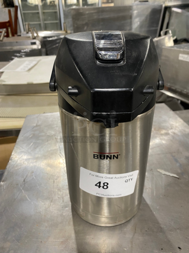 Bunn Commercial Countertop Coffee Dispenser! Stainless Steel Body!