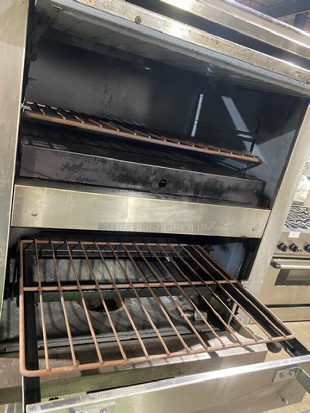 Garland Commercial Natural Gas Powered Upright Double Oven Char Broiler Grill! All Stainless Steel! - Image 5 of 9