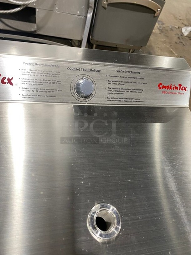 BRAND NEW IN THE BOX! Smokin Tex Electric Powered Insulated Pro Series Smoker/Slow Cooking Oven! Model 1400! SN: 140014908064 Real Wood Flavor! 110V 1 Phase! On Casters! - Image 6 of 9
