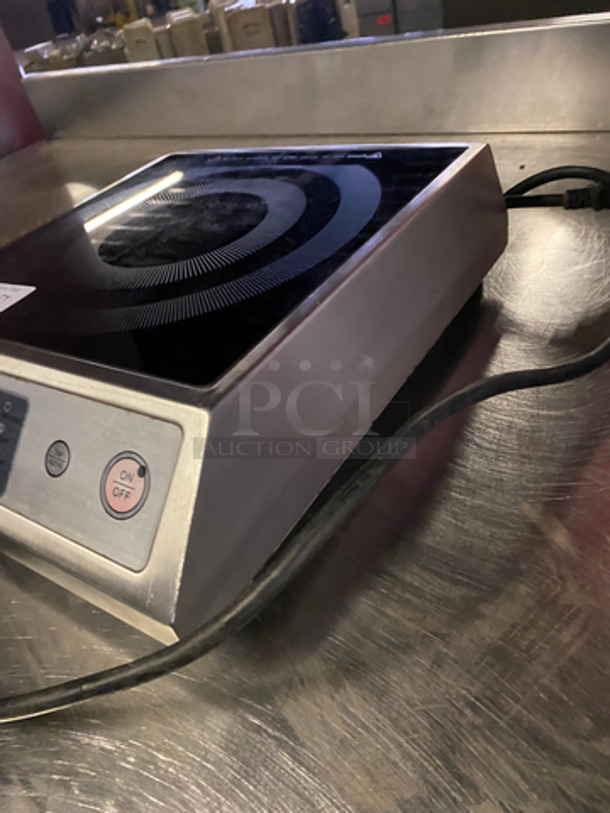 Update Commercial Countertop Electric Powered Single Burner Induction Range! 12.5x15! 120V 60HZ - Image 2 of 6