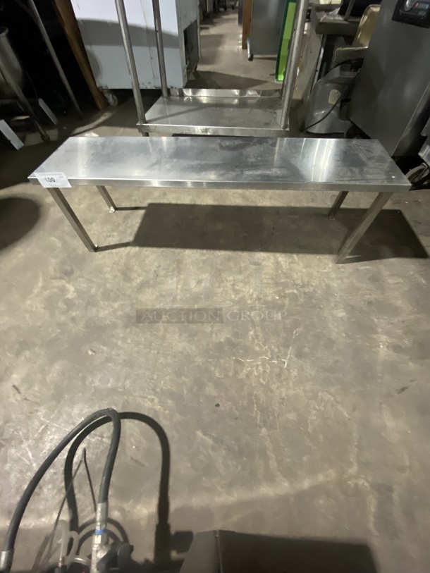 All Stainless Steel Commercial Over The Table Work Shelf! - Image 1 of 7