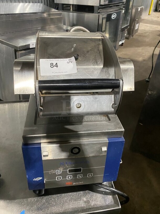 WOW! Electrolux Commercial Stainless Steel Countertop Panini Press Machine! 208V! Model: HSPPAN SN: 04004130!
 - Image 1 of 6