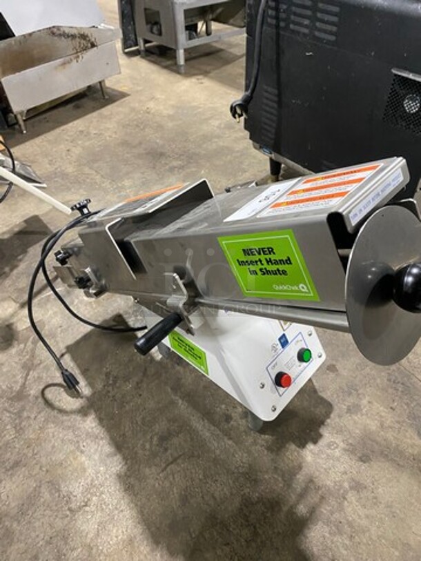 Oliver Commercial Countertop Bun/Bagel Cutter! Stainless Steel! On Small Legs! Model: 723 SN: 203802 115V 60HZ 1 Phase - Image 4 of 9