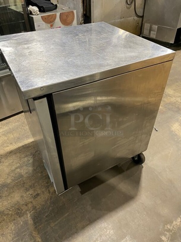 True Commercial Single Door Lowboy/Worktop Freezer! All Stainless Steel! On Casters! Model: TUC27FHC SN: 10085665! 115V 60HZ 1 Phase!
 - Image 2 of 7