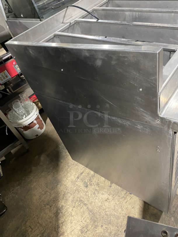 NICE! Kairak Commercial Refrigerated Prep Table! With Back And Side Splashes! With Single Door Storage Space Underneath! All Stainless Steel! On Casters! Model: KRP48S SN: 34598! Not Tested!  115V 60HZ 1 Phase - Image 3 of 8