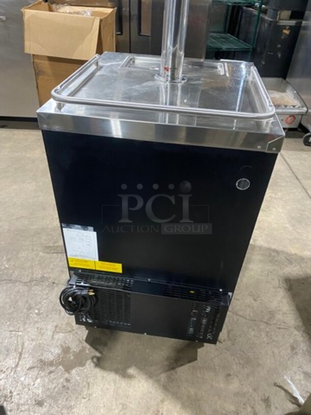 Sweet! 2019 Micro Matic Dual Tap Refrigerated Beer Kegerator! Model MDD23 Serial 8101670260! 115V 1 Phase!  - Image 4 of 9