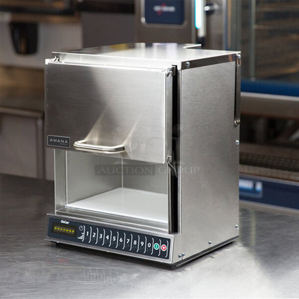 New In Box Menumaster MO24 Heavy Duty Commercial Microwave with Touchpad Controls, 2400W, 208-230V Stock Picture - Image 2 of 5