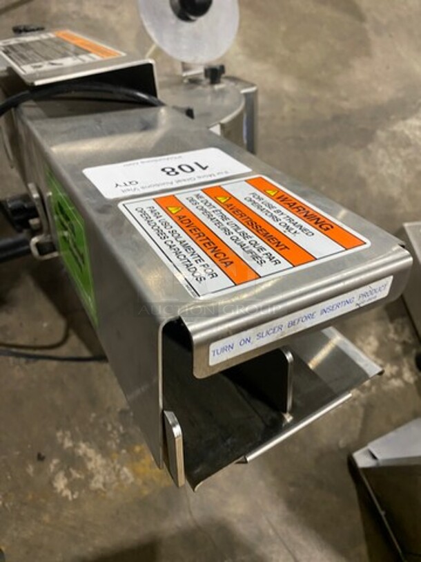 Oliver Commercial Countertop Bun/Bagel Cutter! Stainless Steel! On Small Legs! Model: 723 SN: 202447 115V 60HZ 1 Phase - Image 7 of 9