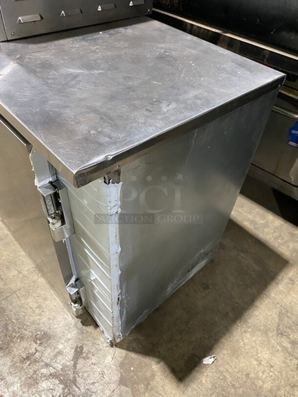 2018 Leader Commercial 2 Door Lowboy/ Worktop Cooler! All Stainless Steel! Model: LB60SC SN: AB03C0703A 115V 60HZ 1 Phase - Image 3 of 8