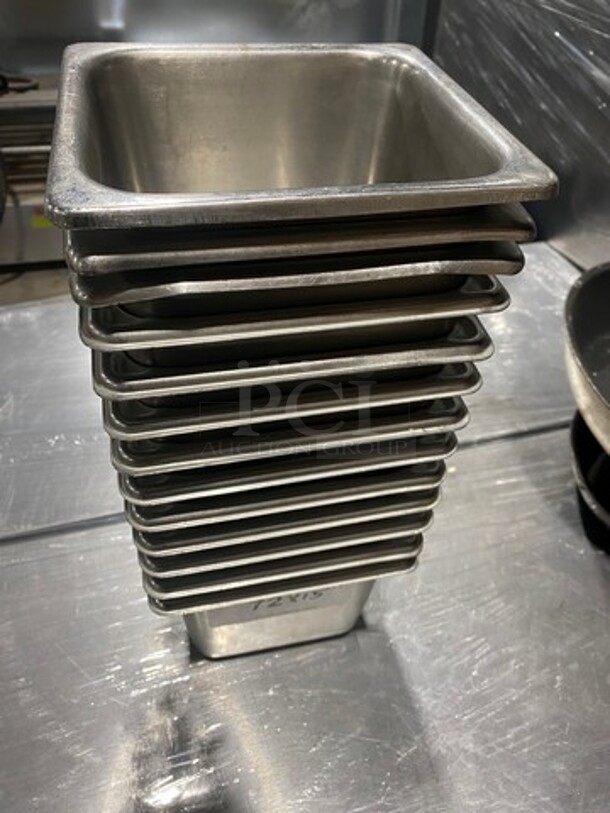 Commercial Steam Table/ Prep Table Food Pans! All Stainless Steel! 15x Your Bid! - Image 4 of 11