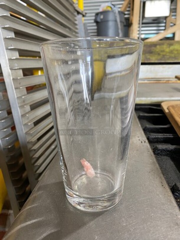 ALL ONE MONEY! Clear Glass Drinking Glasses! - Image 4 of 5