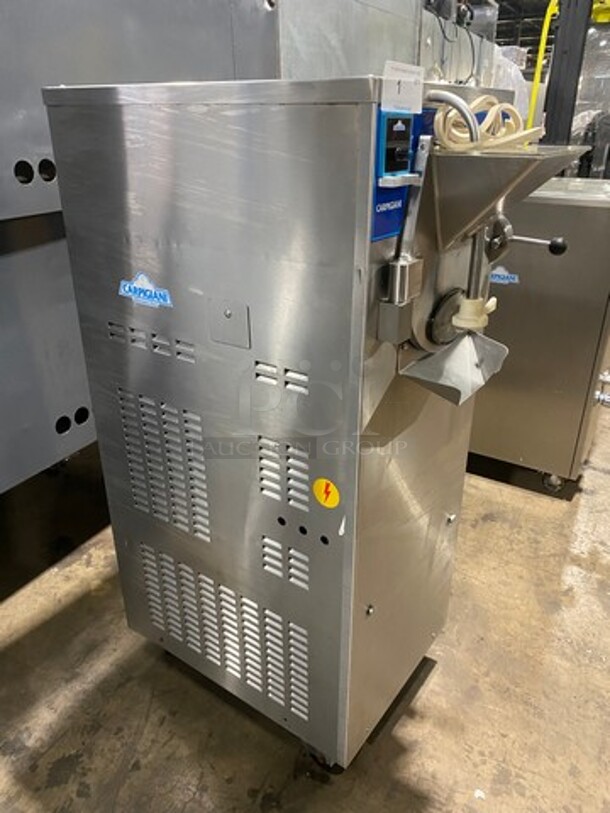 GREAT! Carpigiani Commercial Floor Style Ice Cream Batch Freezer! All Stainless Steel! Model LABO2030C Serial 447289! On Casters!  - Image 2 of 10