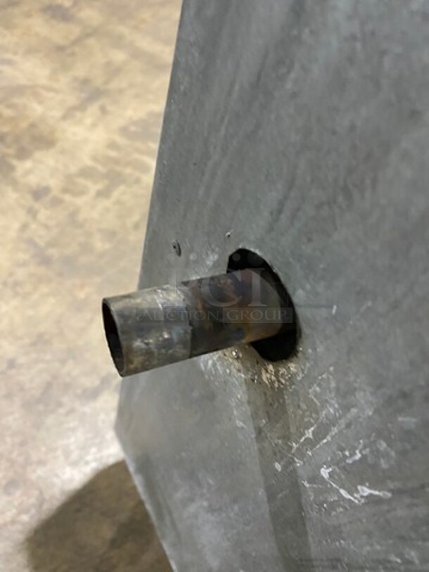 Commercial Gas Powered 4 Well Steam Table! With Storage Space Underneath! Solid Stainless Steel! On Legs! - Image 9 of 9