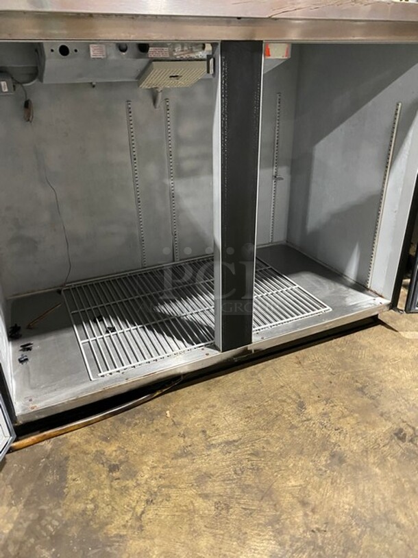 Beverage Air Commercial 2 Door Bar Back Cooler! Stainless Steel! Model: BB58 115V 60HZ 1 Phase - Image 5 of 8