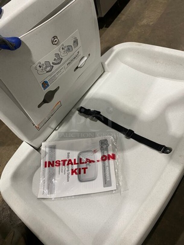 NEW! OUT OF THE BOX! Koala Kare Poly Wall Mount Baby/ Diaper Changing Station! - Image 2 of 4
