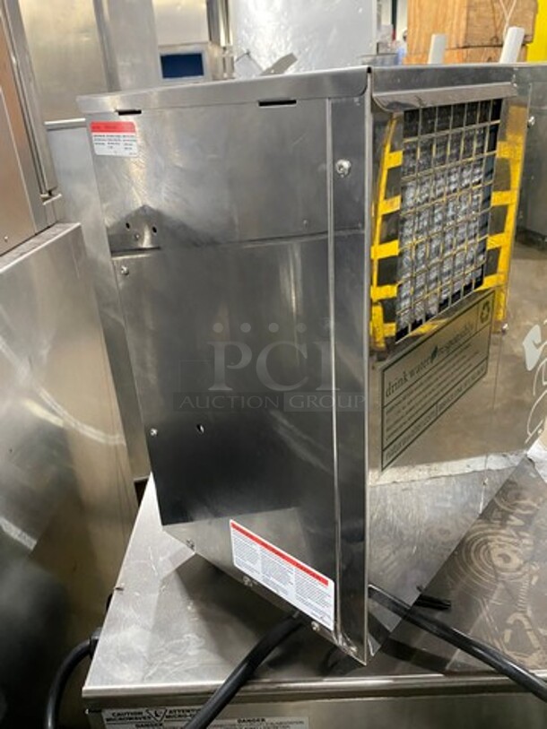 Natura Commercial Countertop 3 Tap Beverage Cooler/ Dispenser! With Drip Tray! All Stainless Steel! Model: NWSB3REF SN: 1433001014 115V 60HZ - Image 10 of 10