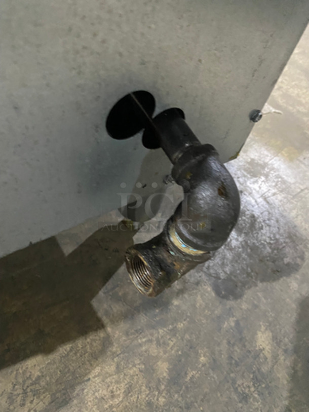 American Range Commercial Natural Gas Powered Deep Fat Fryer! With Backsplash! All Stainless Steel! On Legs! Model: AF-35/50 SN: 150602CO0417 - Image 8 of 8