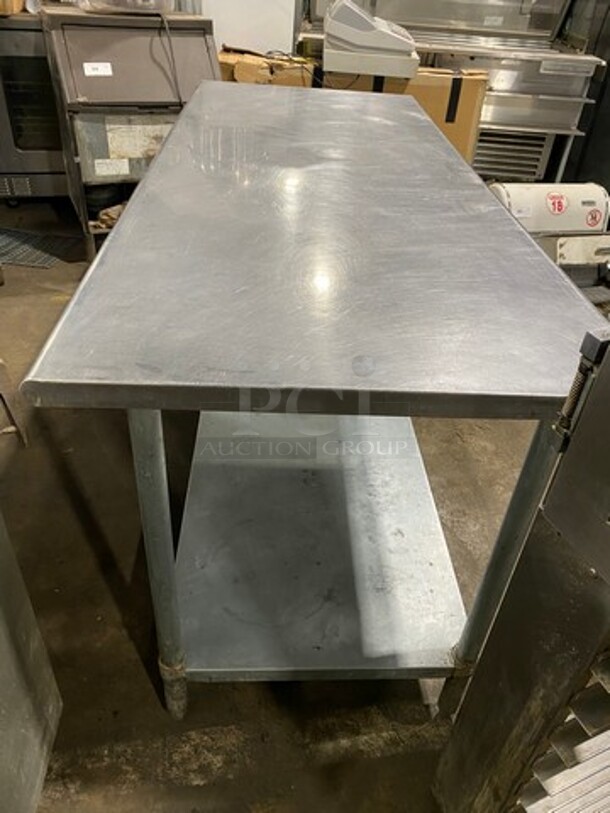 Commercial Worktop/ Prep Top Table! With Storage Area Underneath! Solid Stainless Steel! On Legs! - Image 4 of 8